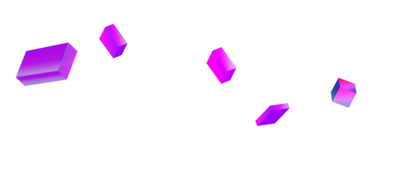 紫のキューブ
